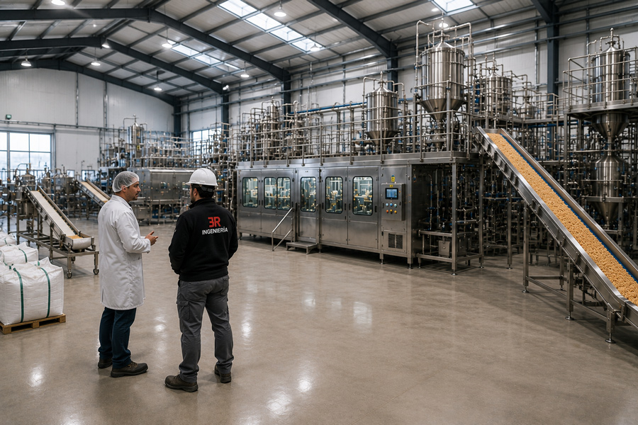 PLC en industria alimentaria para automatización de procesos
